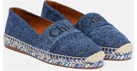 chloe black espadrilles|chloe denim espadrille.